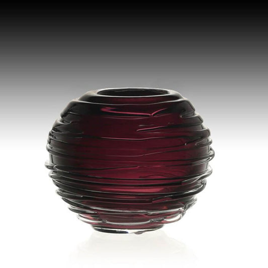 Miranda Mini Globe Vase Heliotrope 3" / 7.5cm by William Yeoward Additional Image - 1