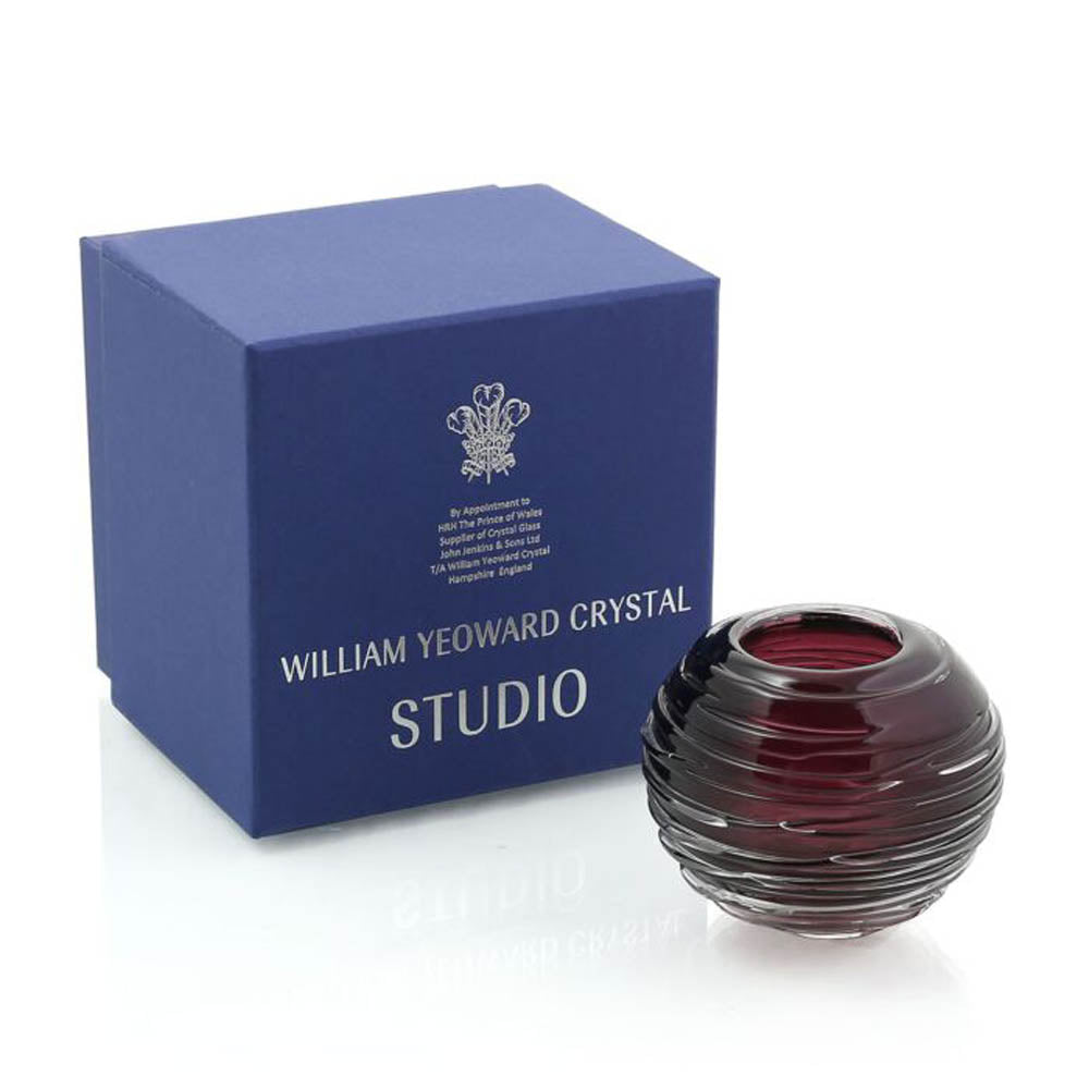 Miranda Mini Globe Vase Heliotrope 3" / 7.5cm by William Yeoward Additional Image - 2