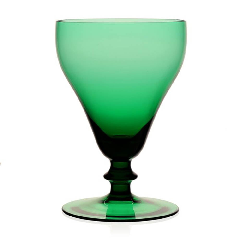 Myrtle Goblet Green by William Yeoward Crystal