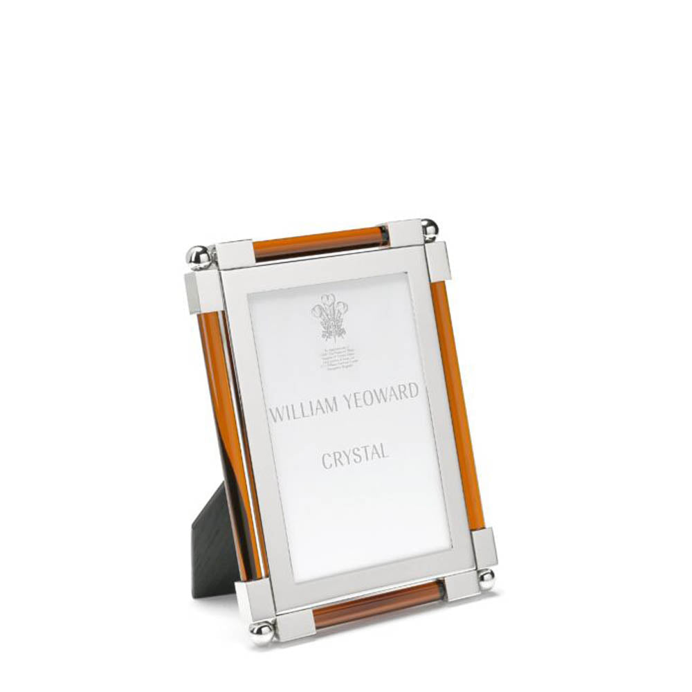 New Classic Amber 4" x 6" Photo Frame by William Yeoward