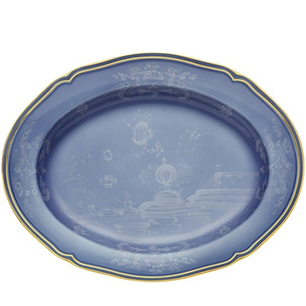 Oriente Italia Pervinca Oval Platter by Richard Ginori
