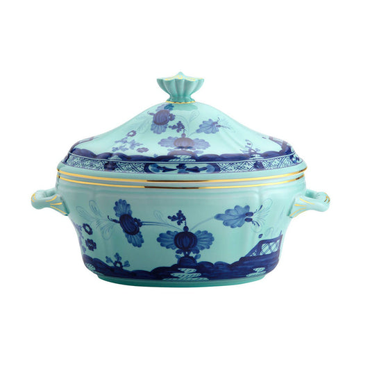 Oriente Italiano Iris Oval Tureen with Cover by Richard Ginori