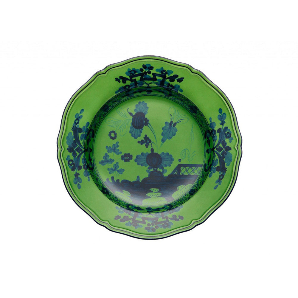 Oriente Italiano Malachite Charger Plate by Richard Ginori