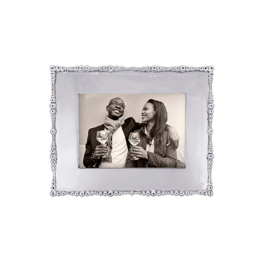Pearl Drop 4X6 Engravable Frame by Mariposa Additional Image-2
