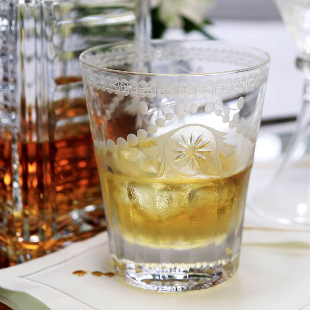 Pearl Tumbler Double Old Fashioned by William Yeoward Crystal Additional Image - 2