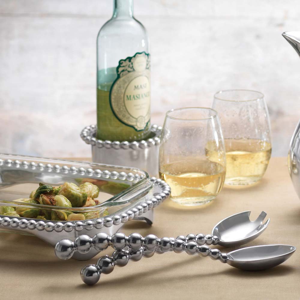 Pearled Wine Coaster by Mariposa Additional Image 2