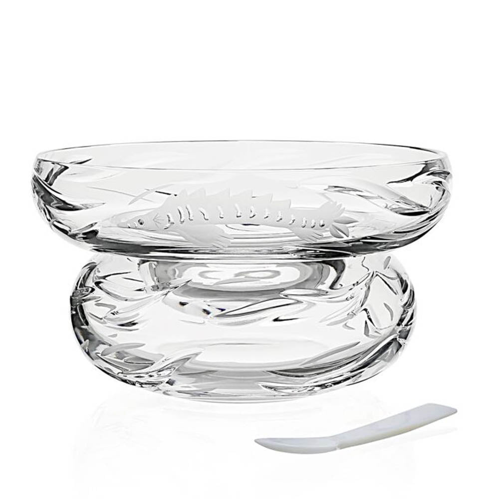 Persephone Caviar Server & Spoon (8.25"/21cm) by William Yeoward Crystal