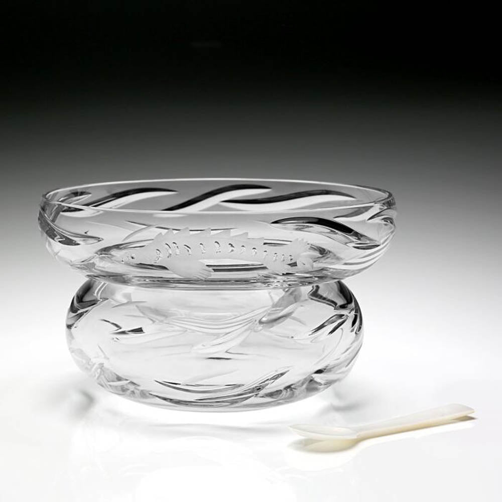 Persephone Caviar Server & Spoon (8.25"/21cm) by William Yeoward Crystal Additional Image - 1
