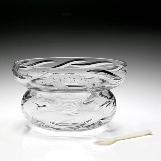 Persephone Caviar Server & Spoon (8.25"/21cm) by William Yeoward Crystal Additional Image - 1