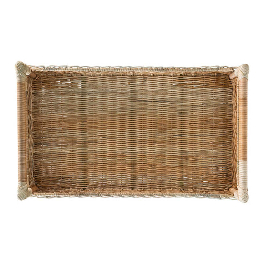 Provence Rattan Bar Cart - Whitewash by Juliska Additional Image-4