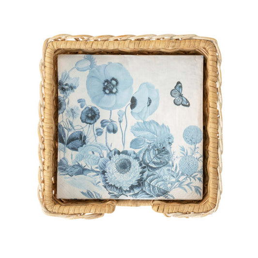 Provence Rattan Luncheon Napkin Holder - Whitewash by Juliska Additional Image-1