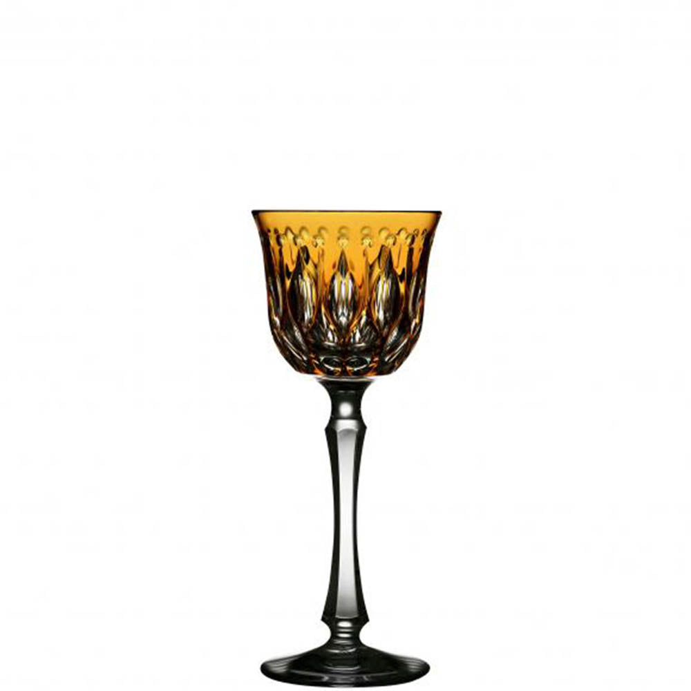 Renaissance Amber Cordial Glass by Varga Crystal