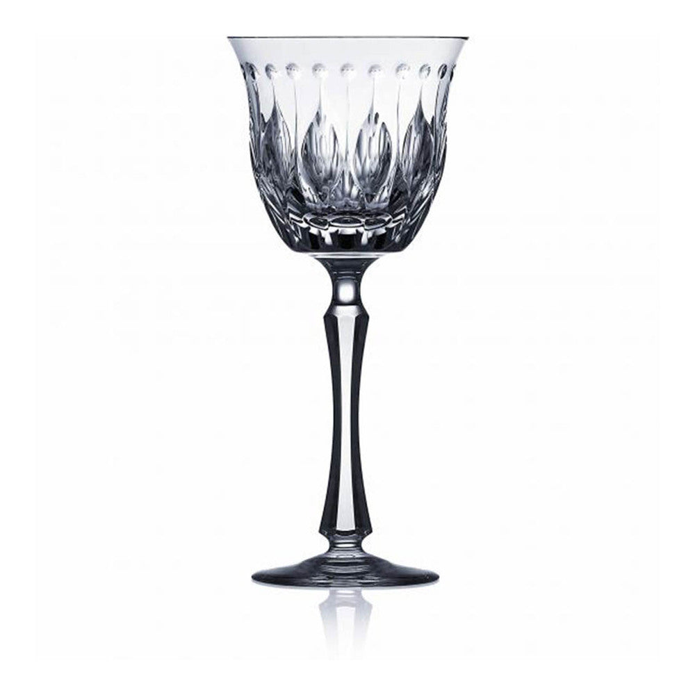 Renaissance Clear Water Goblet by Varga Crystal
