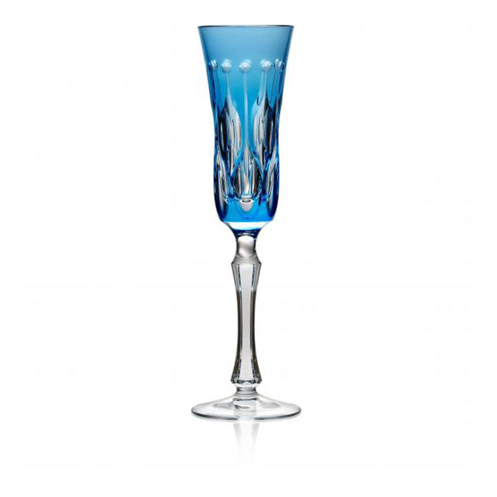 Renaissance Sky Blue Flute by Varga Crystal