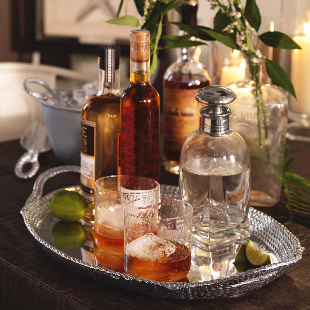 Rope Oval Cocktail Tray by Mariposa Additional Image-2