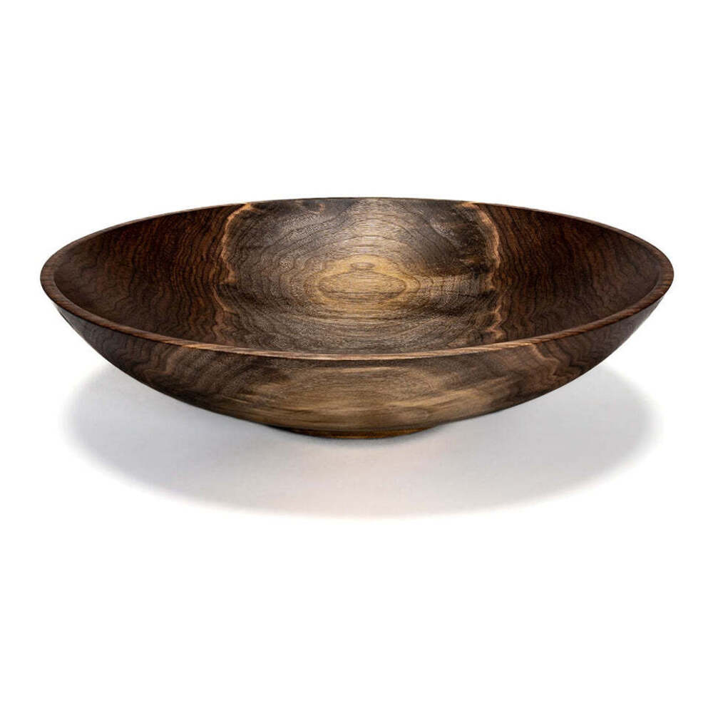 Limited Shadow Small Walnut Bowl by Andrew Pearce Additional Image - 2