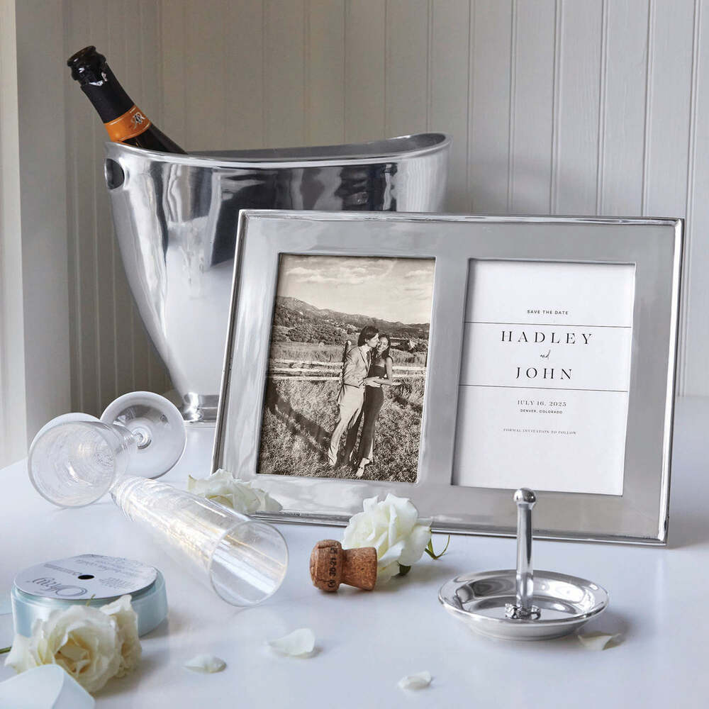Signature Medium Oval Ice Bucket by Mariposa Additional Image-3