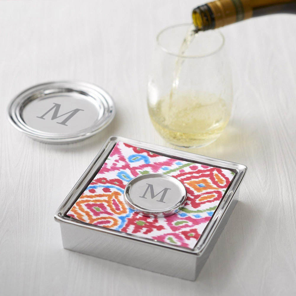 Signature Wine Coaster by Mariposa Additional Image - 1