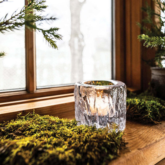 Silver Lake Tealight by Simon Pearce Additional Image-2