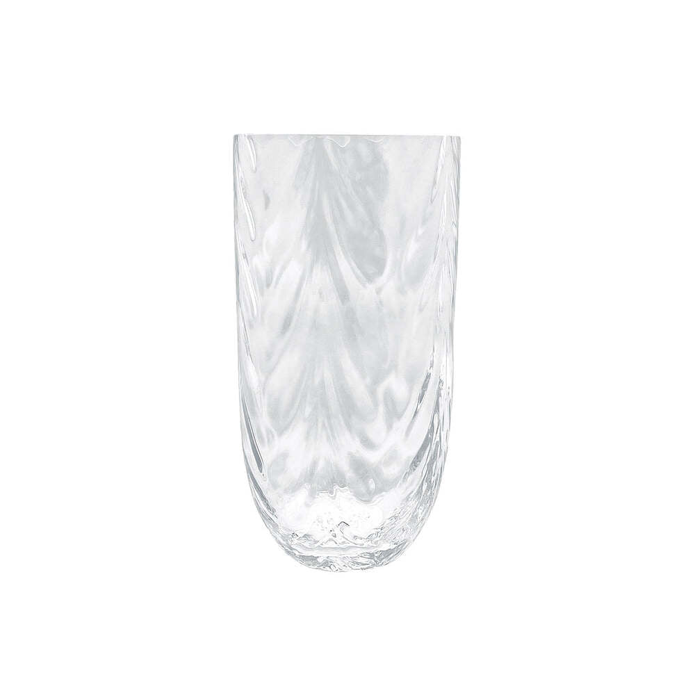 Sip Sip Wave Crystal Clear Drinking Glass by Mariposa
