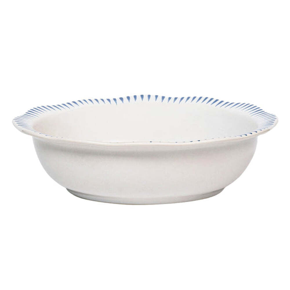 Sitio Stripe 12" Serving Bowl - Delft Blue by Juliska