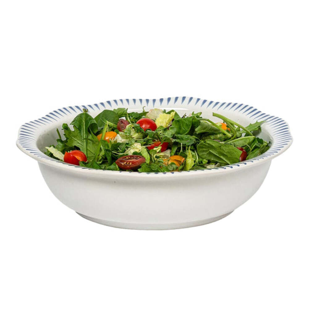 Sitio Stripe 12" Serving Bowl - Delft Blue by Juliska Additional Image-1