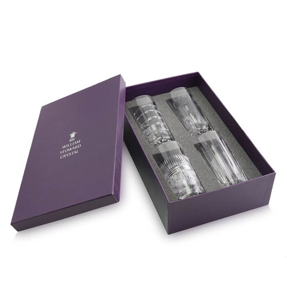 Skye Box of 4 Highball Tumblers by William Yeoward Additional Image - 2