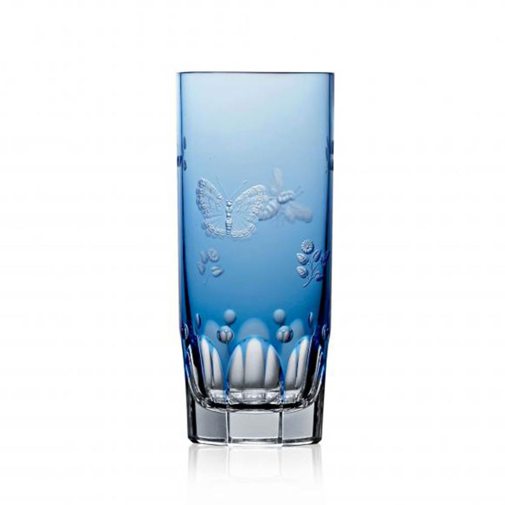 Springtime Sky Blue Highball by Varga Crystal