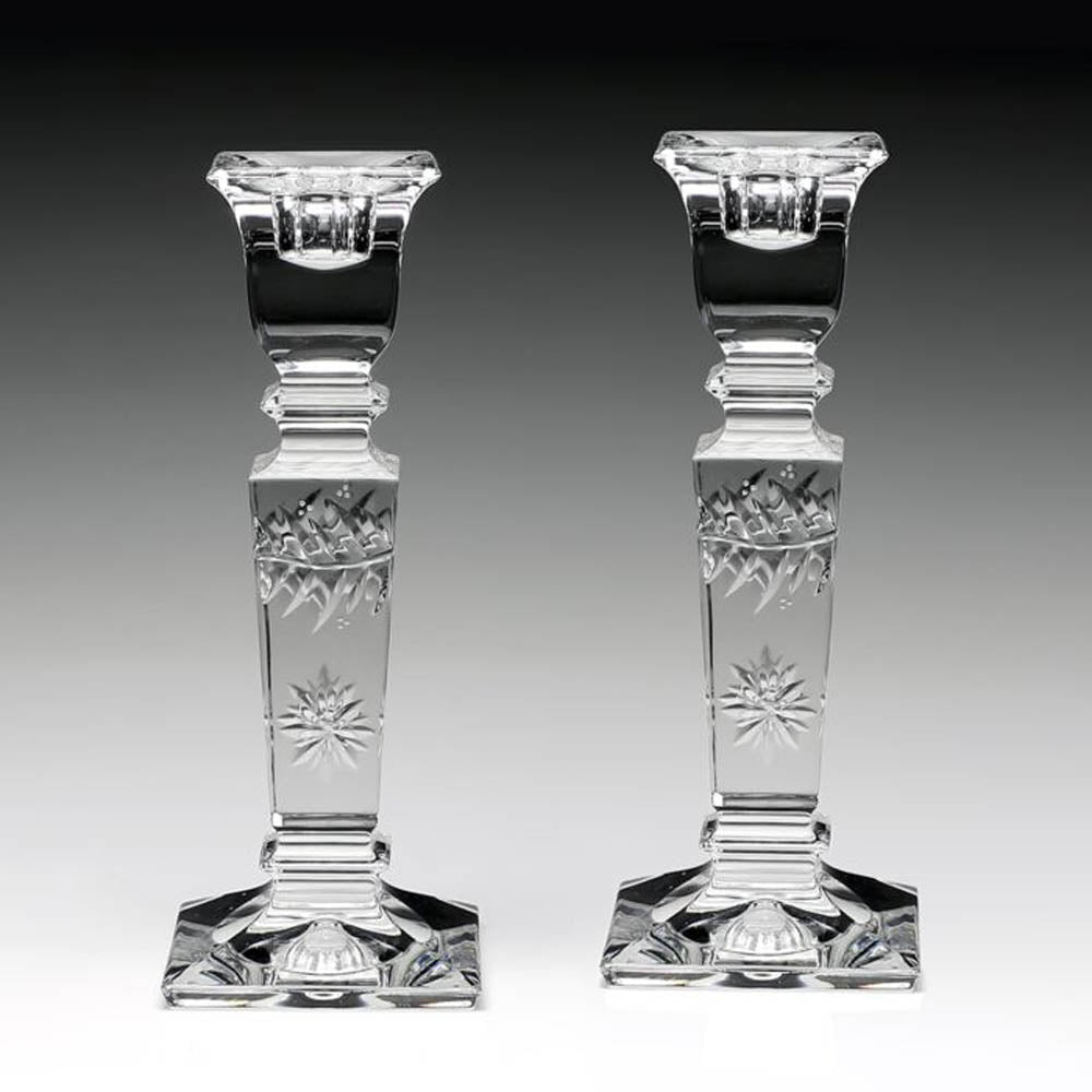 Tessa Pair of Candlesticks (7"/18cm) by William Yeoward Crystal Additional Image - 1