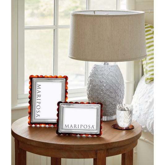 Tortoise Scallop Signature 5X7 Frame by Mariposa Additional Image-2