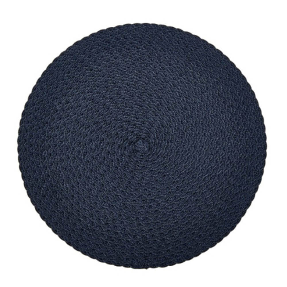 Triple Braid 16" Navy Placemat by Deborah Rhodes