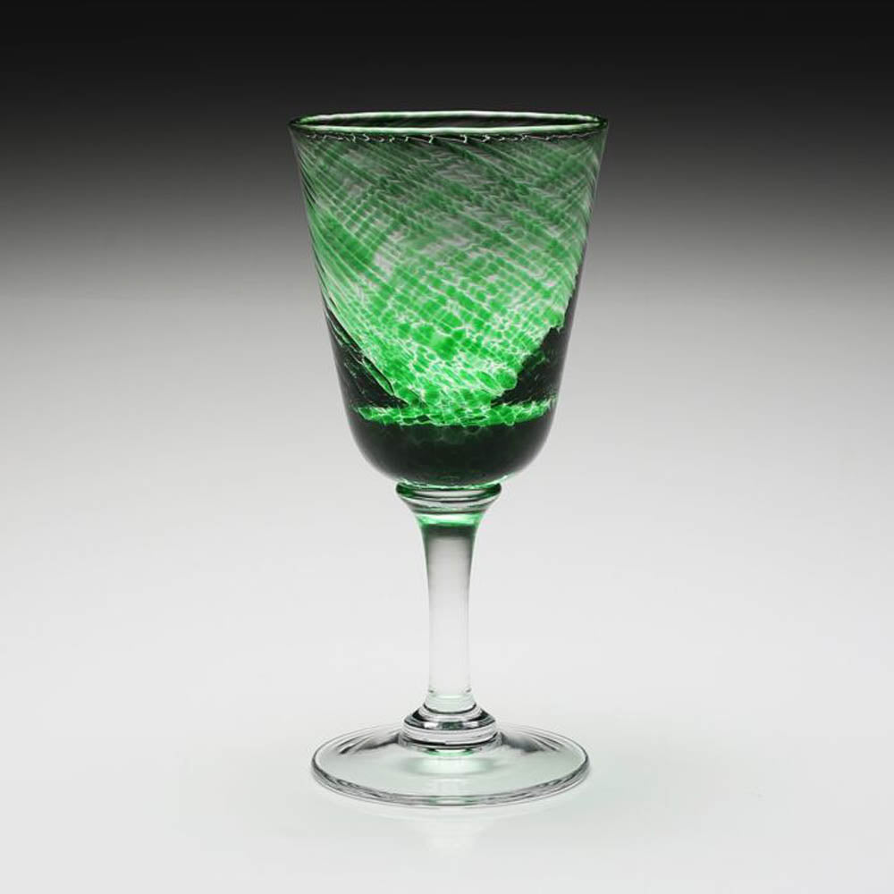 Vanessa Goblet Forest Green by William Yeoward Crystal Additional Image - 1