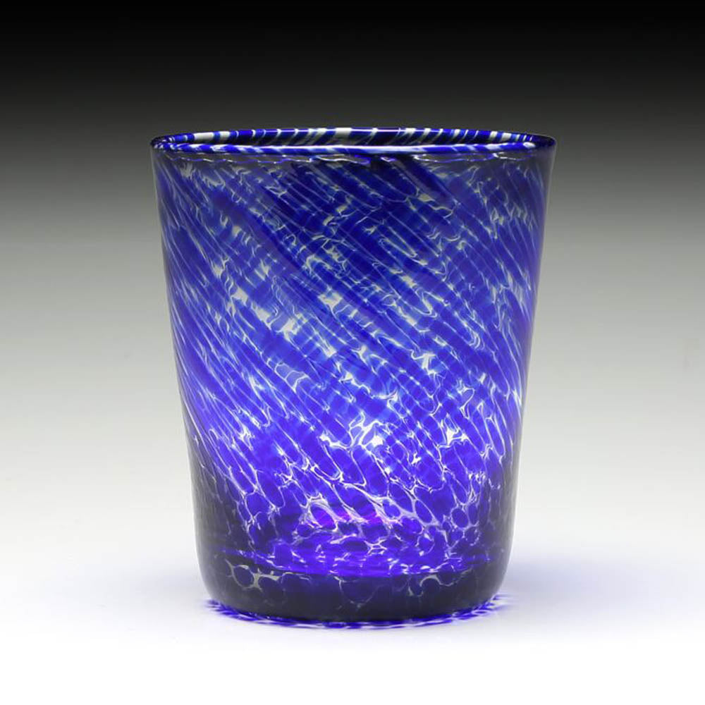 Vanessa Tumbler Old Fashioned Sicilian Blue by William Yeoward Crystal Additional Image - 1