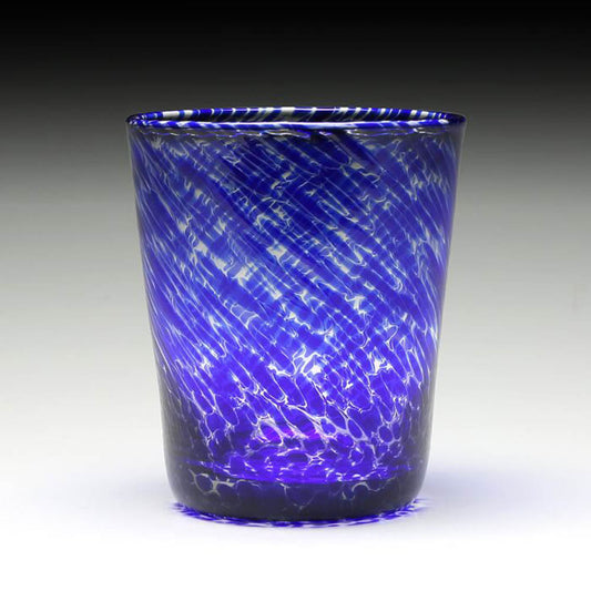 Vanessa Tumbler Old Fashioned Sicilian Blue by William Yeoward Crystal Additional Image - 1