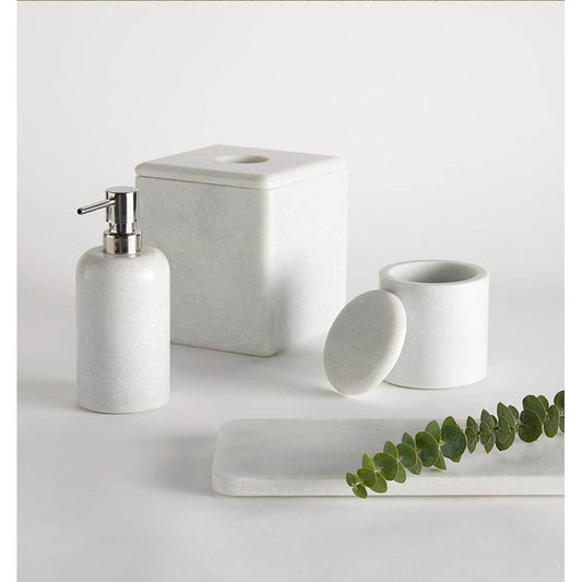 Velina Marble Storage Jar by SFERRA Additional Image - 1