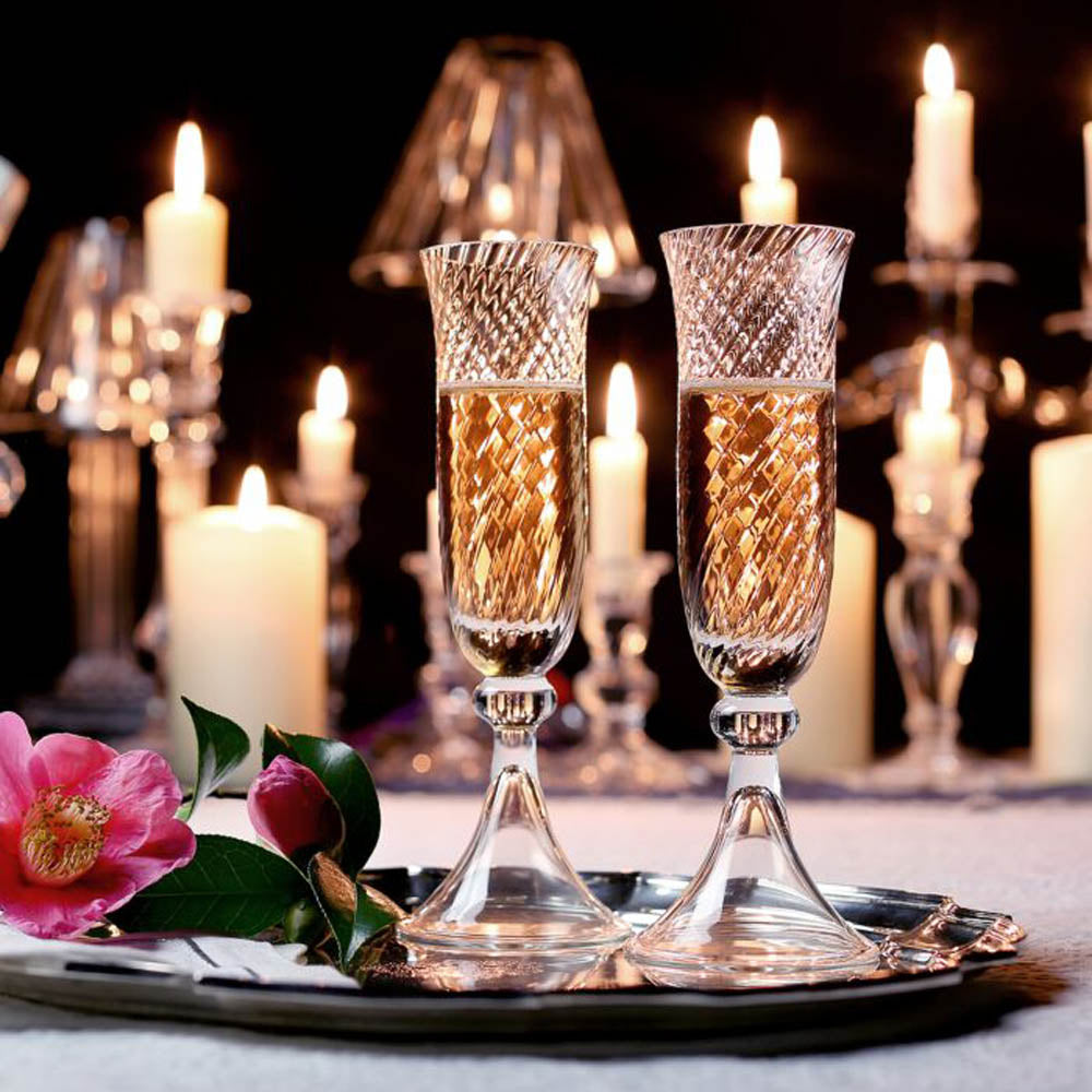Venetia Champagne Flute by William Yeoward Additional Image - 2