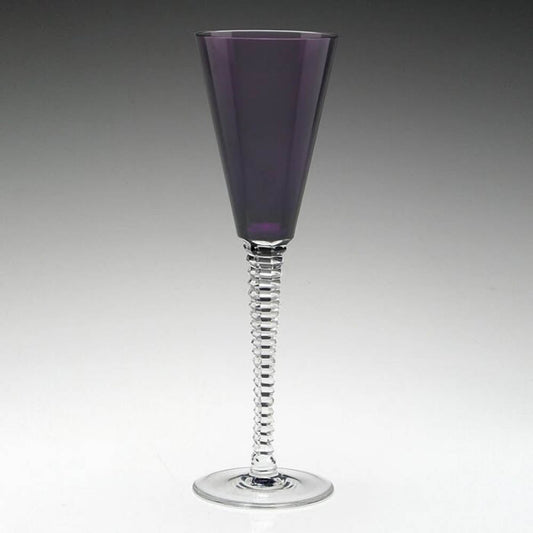 Vesta Goblet Amethyst by William Yeoward Crystal Additional Image - 1
