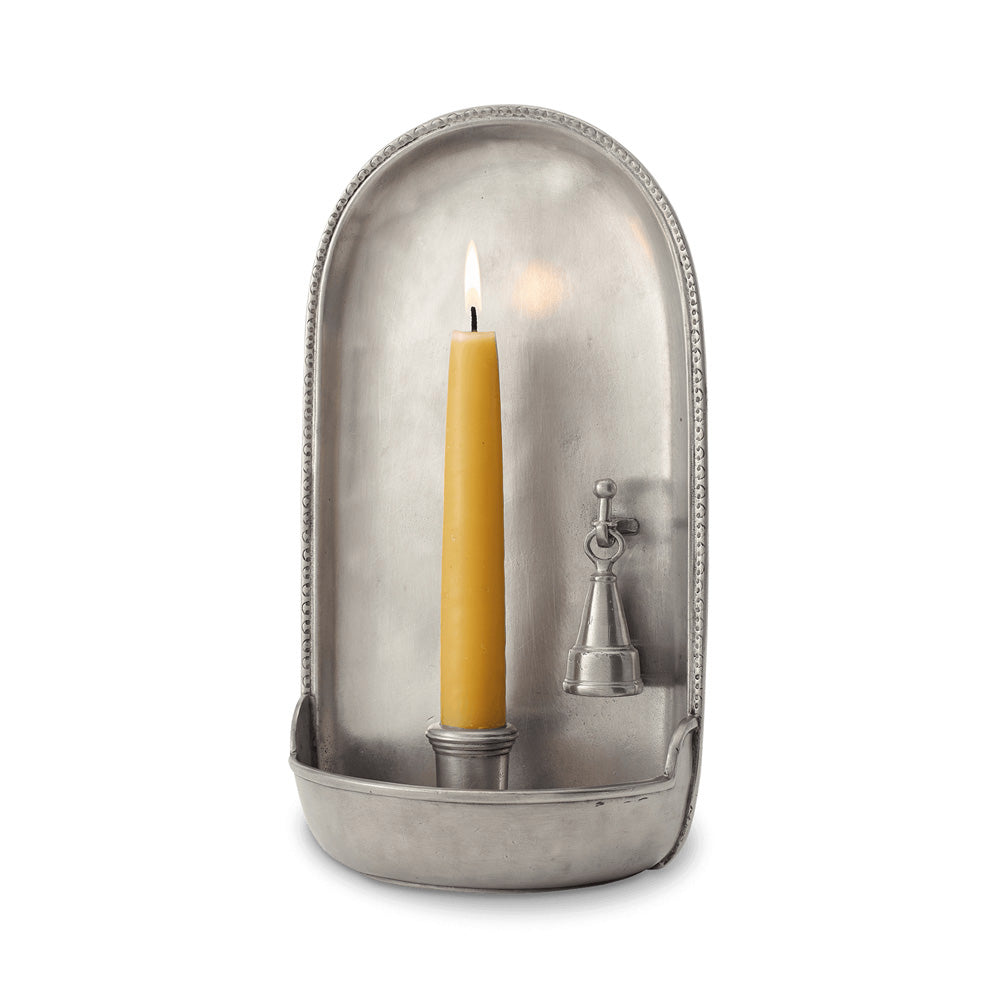 Wall Sconce with Snuffer by Match Pewter