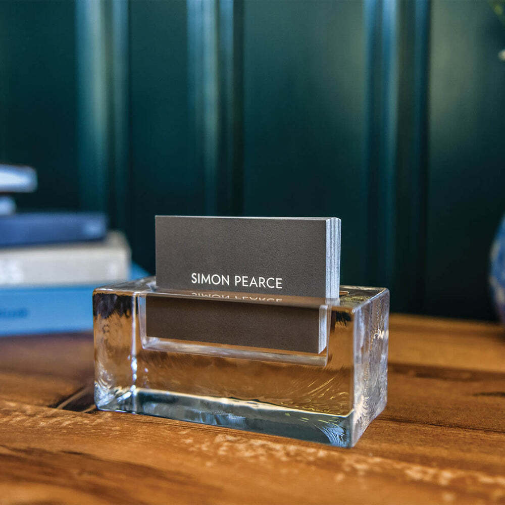 Woodbury Cardholder by Simon Pearce Additional Image-3