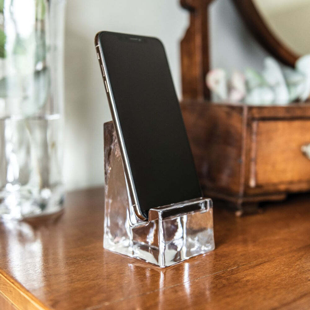 Woodbury Phone Holder by Simon Pearce Additional Image-14