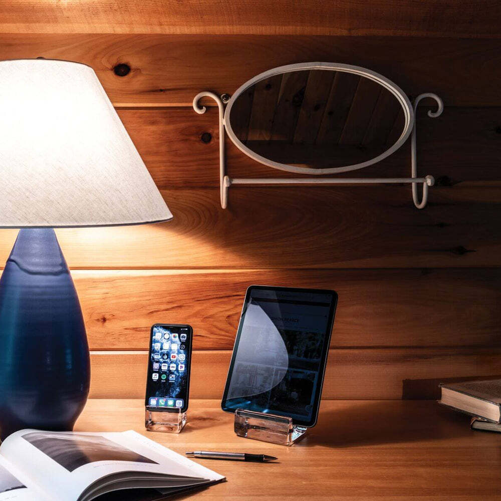 Woodbury Phone Holder by Simon Pearce Additional Image-15