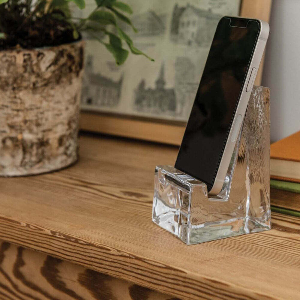 Woodbury Phone Holder by Simon Pearce Additional Image-17