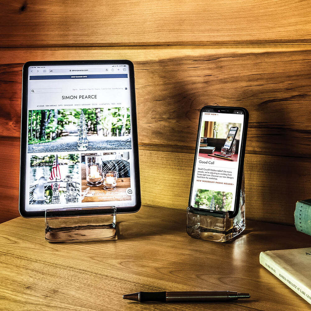 Woodbury Phone Holder by Simon Pearce Additional Image-7