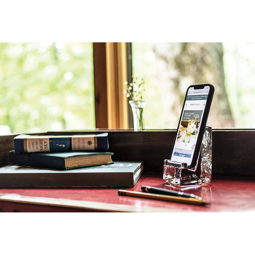 Woodbury Phone Holder by Simon Pearce Additional Image-8