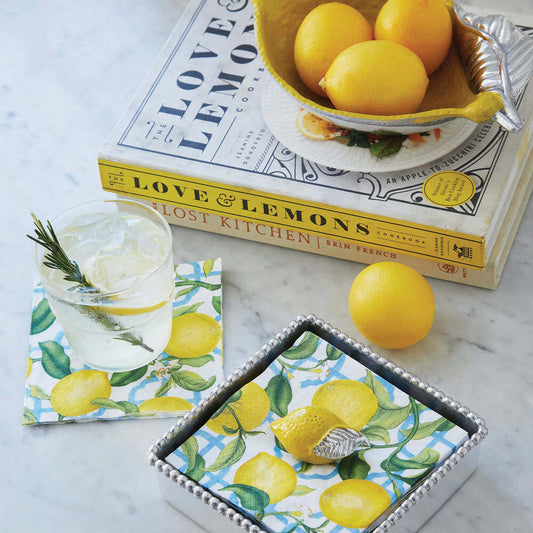 Yellow Lemon Sauce Dish by Mariposa Additional Image-2