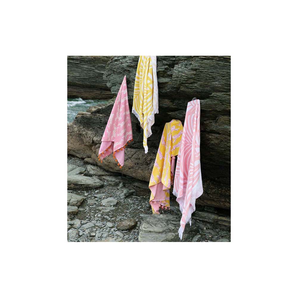 Zebra Palm Beach Towel By Matouk Additional Image 3