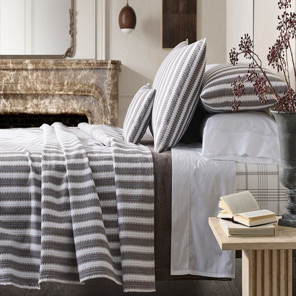Apollo Stripe Matelasse Bedding