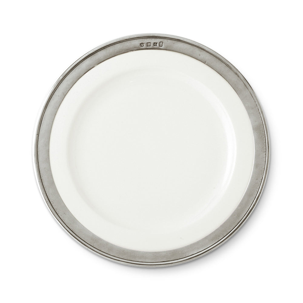 Match Pewter dinnerware and Convivio plates