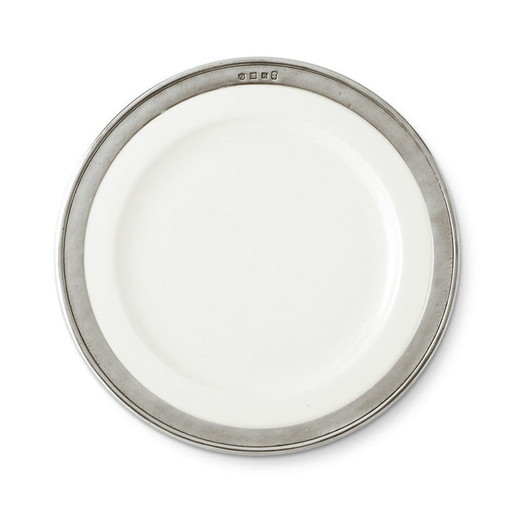 Match Pewter dinnerware and Convivio plates