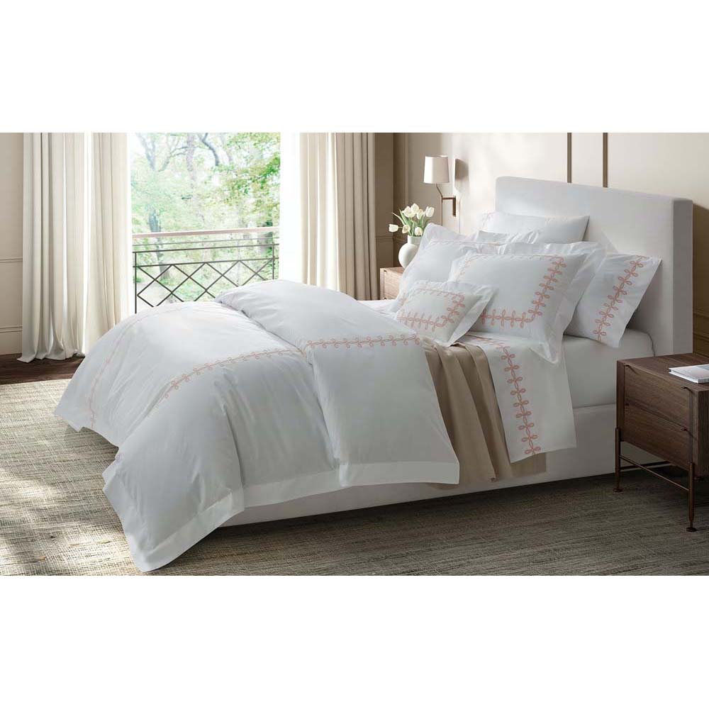 Matouk luxury sheets and pillowcases